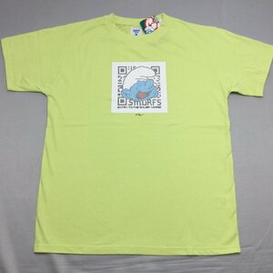 【送料無料】【新品】SMURFS（スマーフ）メンズ半袖Tシャツ（コットン100％）　 　L　　　ライム★32104