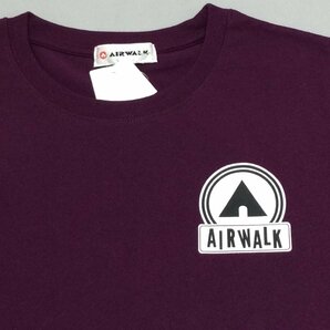 【送料無料】【新品】AIRWALK メンズ半袖Tシャツ（コットン100％）  LL 2L   パープル★AWM32253の画像4