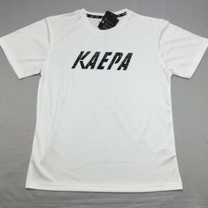 【送料無料】【新品】Kaepa メンズ半袖Tシャツ(吸水速乾 UVカット 再帰反射）　 L 　　ホワイト★581205