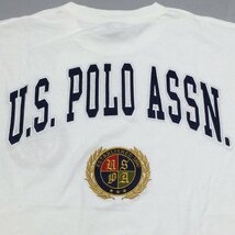 【送料無料】【新品】US.POLO.ASSN　メンズ半袖Tシャツ（コットン100％　ゆったりタイプ） 　M 　 ホワイト★22267_画像2