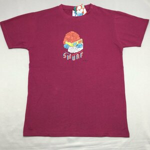 【送料無料】【新品】SMURFS（スマーフ）メンズ半袖Tシャツ（コットン100％）　 　M　　　ローズ★32103