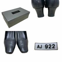 AJ922B REGAL リーガル レディース パンプス 22.5cm ブラック レザー 日本製 箱付き_画像10