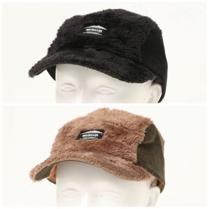 OUTDOOR PRODUCTS ボア×コーデュロイ切り替え　ジェットキャップ　2点セット