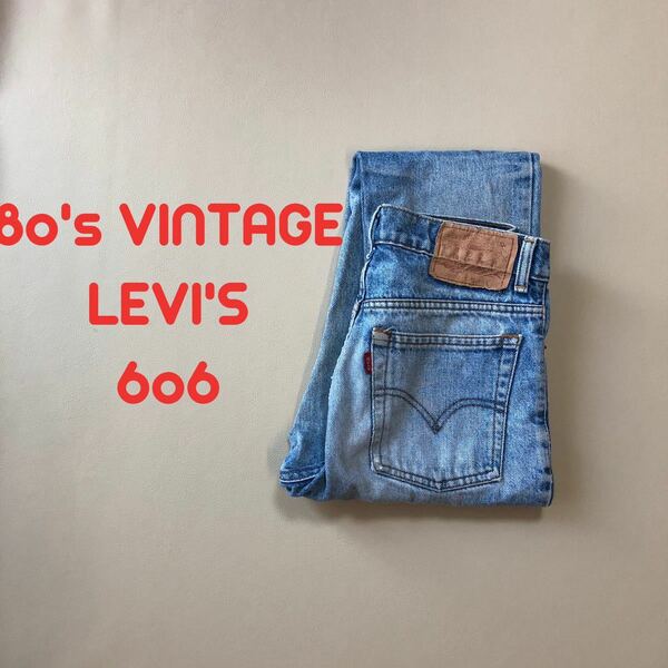 80's W28 Levi's リーバイス 606 スーパースリム S36