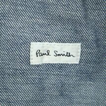 Paul Smith ポールスミス 春夏 メインライン★ USED加工 タック デニム ショート パンツ ジーンズ Sz.M　メンズ 日本製　A3B03481_7#P_画像6