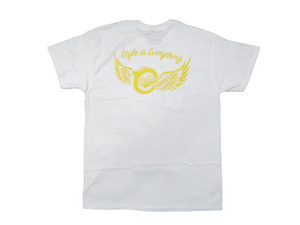 即決 GRANT'S GOLDEN BRAND グランツゴールデンブランド WINGED T-SHIRTS 白 SIZE:L.the driven ドリブン rhps hardluck doom sayers pool