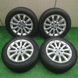 バリ溝！キレイ！9.5分★ベンツ Eクラス 純正 （W212 S212 等）スタッドレス 225/55R16 ハイフライ Win-turi 212 16インチ PCD112/5H★