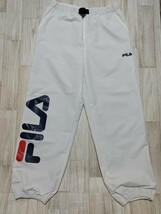 FILA　ボトム　パンツ　L　ナイロン　ホワイト　mkw.tokyo1691　_画像1