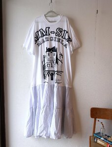 ★2023年　MM6/メゾンマルジェラ　*ビッグシルエット　ティアードTシャツワンピース//定価￥128.700*　古着のgplus広島　2307r1