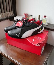 ◆未使用　PUMA/プーマ　*ドライビングシューズ　スニーカー　ドリフトキャット　フェラーリ/27.5㎝*　古着のgplus広島　2307r4_画像1