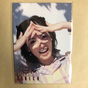 加藤あい 1999 GENICA トレカ アイドル グラビア カード パジャマ 009 女優 俳優 タレント トレーディングカード