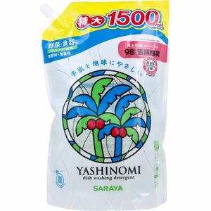 サラヤ ヤシノミ洗剤 野菜食器用 詰替用 特大1500mlＸ5個