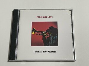 CD 日野皓正『ピース・アンド・ラヴ PEACE AND LOVE』※ジャケットにヤブレあり TDCN-5184