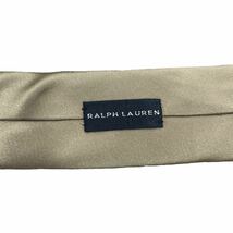 ラルフローレンブラックレーベル / Ralph Lauren Black Label ゴールド ネクタイ シルク100% イタリア製_画像5