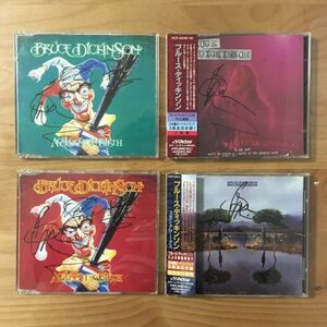 [ with autograph 4CD set AUTOGRAPH] blues *ti gold son( iron * Maiden Vo) / BRUCE DICKINSON (IRON MAIDEN) domestic record with belt 