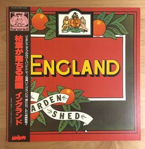 【帯付 稀少国内盤】 イングランド / 枯葉が落ちる庭園 (ERS28024) 検 ENGLAND GARDEN SHED OBI LP 日本盤 JAPAN プログレ PROGRESSIVE