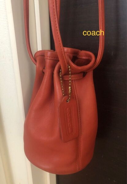 coach オールドコーチ ミニ巾着
