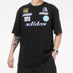 新品 未使用 アディダス オリジナルス adidas ORIGINALS モトクロス グラフィック コットン 半袖 Tシャツ Mサイズ