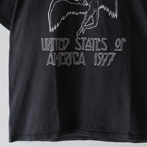 00s LED ZEPPELIN U.S. TOUR 1977 レッド・ツェッペリン Tシャツ USA製 ブラック サイズL / ヴィンテージ バンドT ロックT USA アメカジ_画像5
