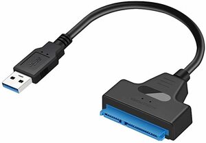 YideaHome SATA-USB 3.0 変換ケーブル 2.5インチ SSD/HDD用 USB 3.0 - SATA コンバータ SATA　 ハードディスク用アダプター