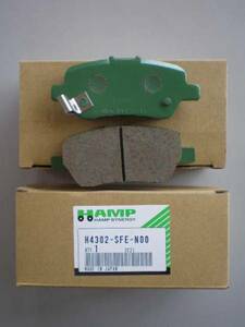 *HAMP* Odyssey *RB1~2* rear disk pad *