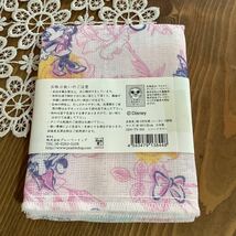 日本製　ディズニー 蚊帳生地 かや生地はんかち ハンカチ 新品 送料120円　30×26cm ミニー　ミッキー_画像2