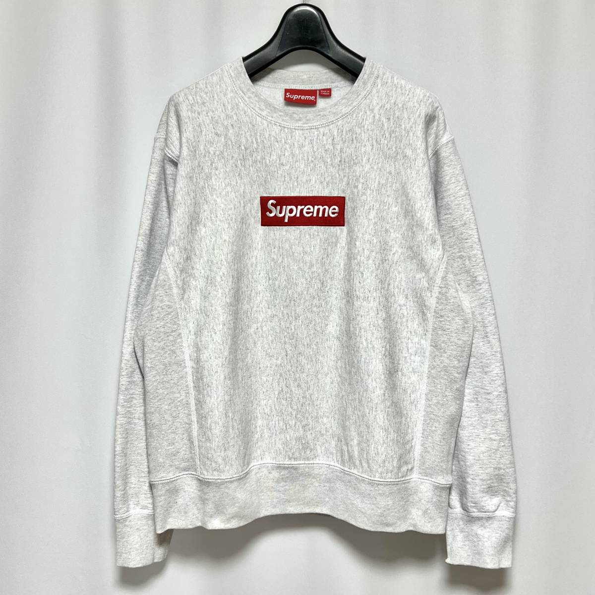 2023年最新】Yahoo!オークション -supreme box logo crewneck ash grey