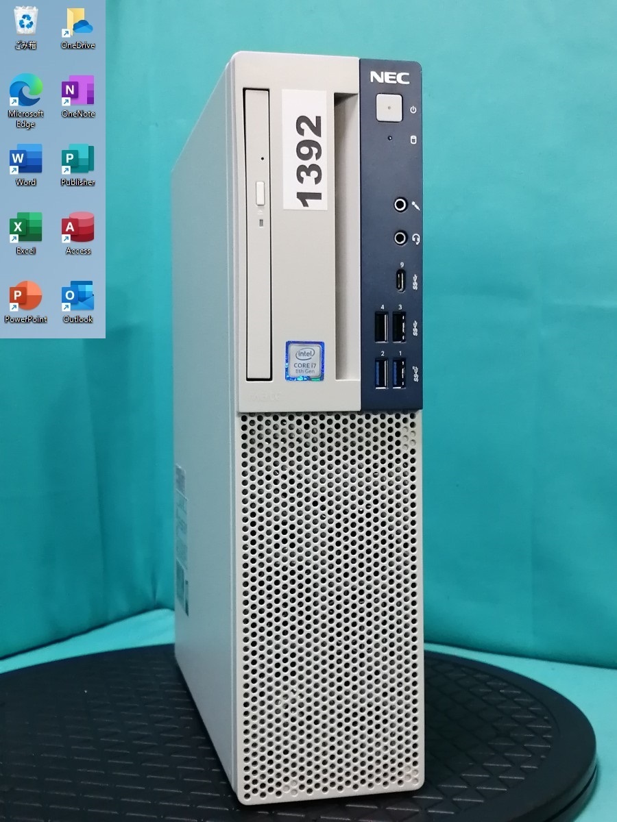 NEC デスクトップPC MRH32/L-4 Core i7-8700 3.2GHz/8GB/500GB