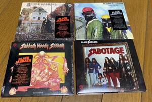 ブラック・サバス Black Sabbath サボタージュ Sabotage Never Say Die Sabbath Bloody Sabbath 2012 REMSTERED AUDIO 4枚 未開封 美品