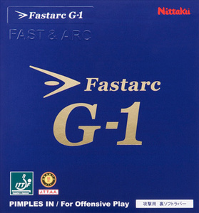 [卓球]Fastarc G-1(ファスターク) 　黒・厚 Nittaku(ニッタク)