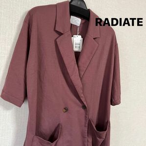 新品タグ付11000円 RADIATE the life dress テーラードジャケット サマージャケット