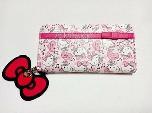 HELLOKITTY ハローキティ ラウンドファスナー長財布 HKW18003-1