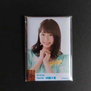 NMB48 加藤夕夏 缶バッジ 15 2019 May グッズ⑰