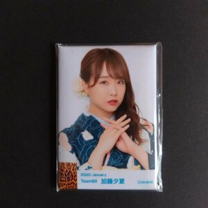 NMB48 加藤夕夏 缶バッジ 16 2020 January グッズ⑱