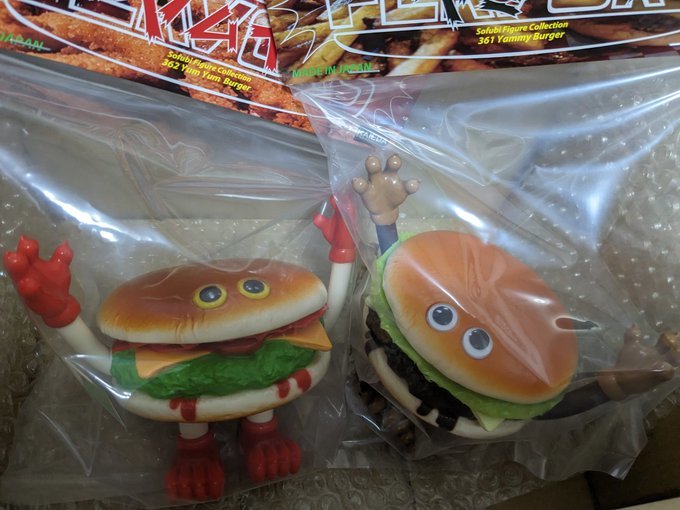KAIEDA ヤミーバーガー&ヤムヤムバーガー フレーバーズ 2体セット