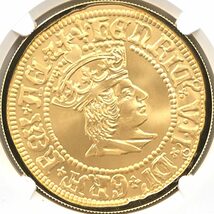 2022 英国 君主 シリーズ ヘンリー7世 200ポンド 金貨 2オンス プルーフ NGC PF 70 UC FR 初鋳版 最高鑑定 完全未使用品 イギリス 金貨_画像3