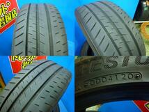 送料無料 中古 夏タイヤ ブリヂストン トランザ T002 215/45R17 87W 2020年製 ４本セット パンク修理痕有 プリウス レガシー インプレッサ_画像5