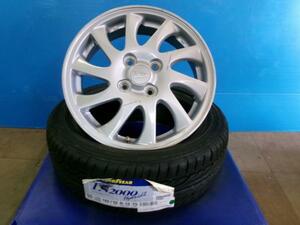 ４本セット ダイハツ ムーヴ 純正 15インチ 4.5J ET45 4H-100 グッドイヤー イーグル LS2000 165/55R15 タント ブーン ミラ