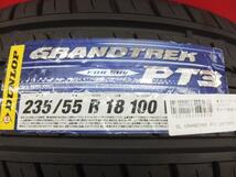 送料無料 2020年製 235/55R18 100V DUNLOP ダンロップ GRANDTREK グラントレック PT3 夏タイヤ 単品 4本セット価格_画像2