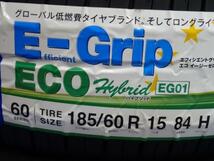 185/60R15 新品 夏タイヤホイール VENES 15インチ 6.0J +43 5H100 グッドイヤー エフィシェントグリップ 185/60-15 組込済 4本セット_画像8