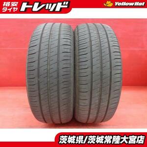 1731 送料無料 中古 夏タイヤ 2本 21年製 グッドイヤー エフィシェントグリップエコ EG02 205/55R16 パンク修理 補修用などに