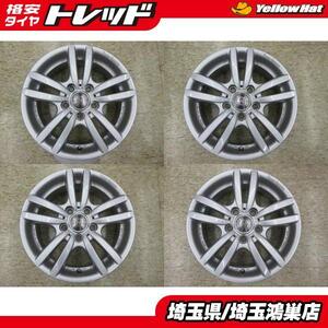 TOPY TeamSperco LEGGERO 15x6J+45 5H-112 ハブ径57.1mm 球面座 中古4本セット アウディA4 A6 フォルクスワーゲン ゴルフ 等に 鴻巣