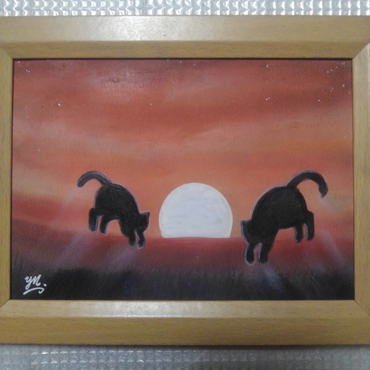 [Anonymous delivery] Painting Return with 2L size frame., Artwork, Painting, Pastel drawing, Crayon drawing