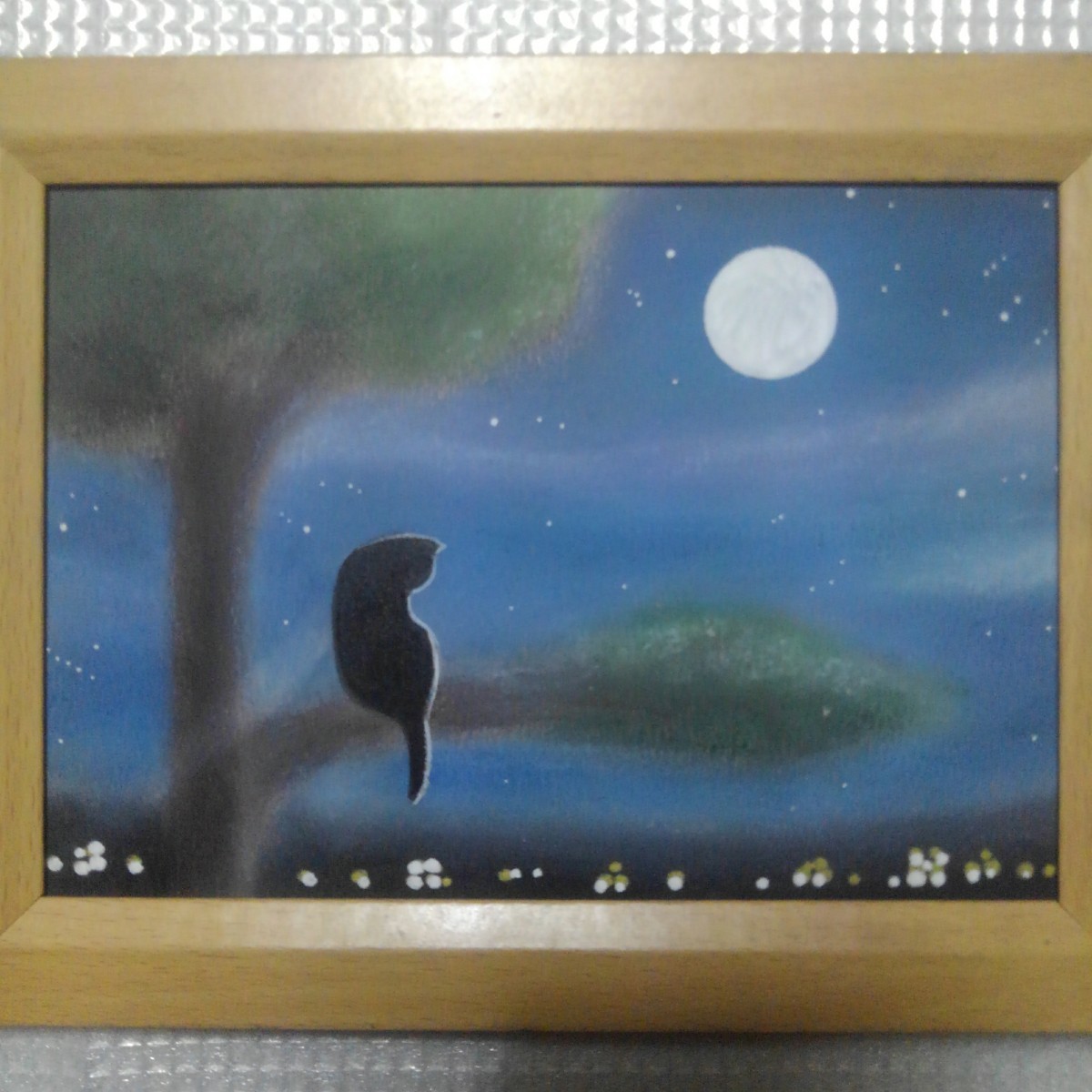 [Anonymous delivery] Painting From the Tree with 2L size frame., Artwork, Painting, Pastel drawing, Crayon drawing