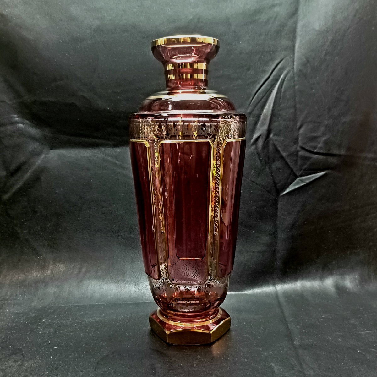 2023年最新】ヤフオク! -ボヘミア 花瓶(工芸ガラス)の中古品・新品・未