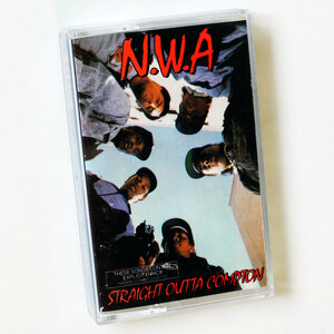 《USオリジナル初版カセットテープ》N.W.A●Straight Outta Compton/Ice Cube/Dr. Dre/Eazy-E