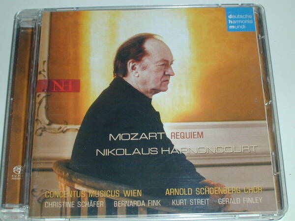 SACDハイブリッド盤 モーツァルト：レクィエム／ニコラウス・アーノンクール&ウィーン・コンツェントゥス・ムジクス(2003）輸入盤
