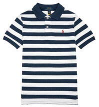 【新品】ラルフローレン ■ 鹿の子ポロシャツ ■ メンズ S / US Boys XL ■ ボーダー POLO RALPH LAUREN 正規品_画像1