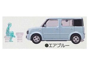 【即決】　エアブルー　1/64PLUS 日産キューブ 　スタンドストーンズ　ガチャ