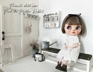  miniature doll house background board wall floor car Be Blythe Licca-chan outfit out Fit adult Licca-chan 